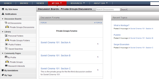 Private Group Discussions